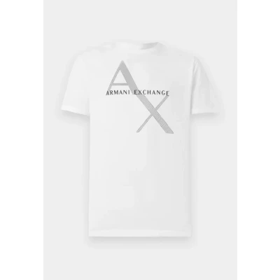 Afbeelding van Armani Exchange Tshirt print, Heren, Maat: Medium, White