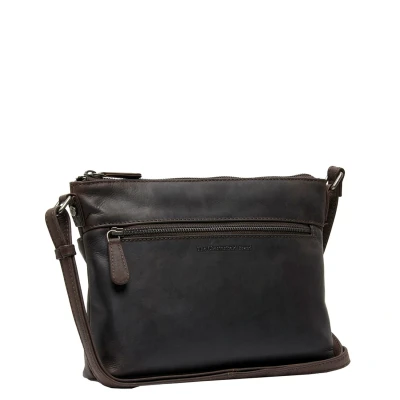 Afbeelding van The Chesterfield Brand Leren Schoudertas Bruin Durban