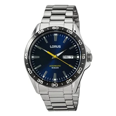 Afbeelding van Lorus Heren analoog automatisch horloge met metalen armband RL479AX9