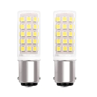 Afbeelding van B15D B15 LED gloeilamp, 40 W halogeenequivalent Sbc kleine bajonet dubbel contact lampen, koud wit 6000 K voor naaimachine lamp/afzuigkap (verpakking van 2 stuks)