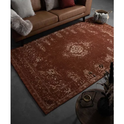Afbeelding van Vintage Vloerkleed Nomad Roestbruin 140x200 Cm
