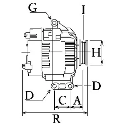 Afbeelding van Dynamo / Alternator HC CARGO 116599