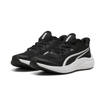 Afbeelding van Puma Skyrocket LITE 2 Unisex Trail hardloopschoenen black/white/silvercoloured voor kinderen, Maat: 36, Black/white/silver coloured