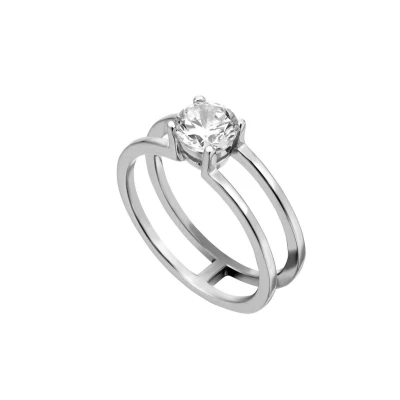 Afbeelding van Esprit ESRG001011 Lillian Ring Zilver Zilverkleurig