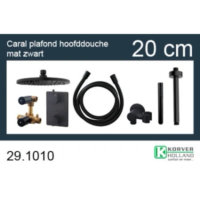 Afbeelding van Wiesbaden one pack inbouwthermostaatset rond type 301 MZ (20cm)