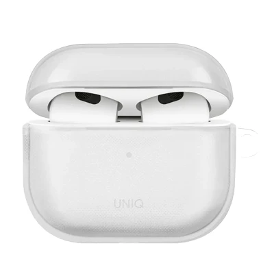 Afbeelding van Uniq Apple AirPods 3 (2021) hoesje Glase Case Transparant