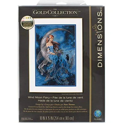 Afbeelding van Dimensions Telpakket Kruissteek Kit, Goud, Multicolor
