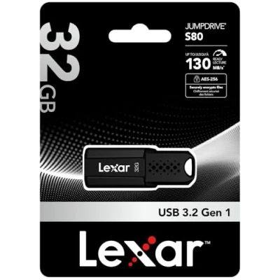Afbeelding van LEXAR Jumpdrive S80 32 GB, USB 3.1