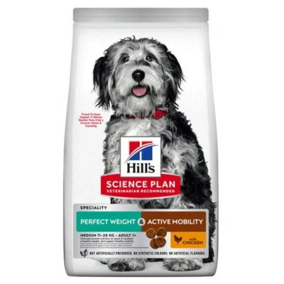 Afbeelding van Hill&#039;s Canine Adult Perfect Weight &amp; Active Mobility Medium Kip Hondenvoer 2.5 kg