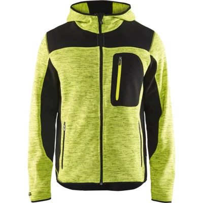 Afbeelding van Blaklader Gebreide vest Softshell geel maat XL