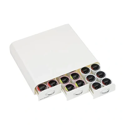Afbeelding van Mind Reader TRAY6 WHT Anker Koffiepad, Kunststof, Wit