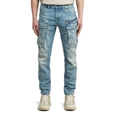 Afbeelding van 8719965012981 Rovic Zip 3D Regular Tapered Denim, meerkleurig (Vintage Cumulus Blue D23077 d499 h484), 31W / 30L