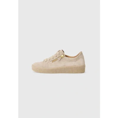 Afbeelding van Gabor Sneakers laag goldcoloured, Dames, Maat: 37, Gold coloured Leer