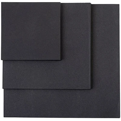 Afbeelding van Tritart origami Papier zwart, 225 vellen dubbelzijdig vouwpapier, knutselpapierset 80 g/m², elk 75 20 x cm en 15 10