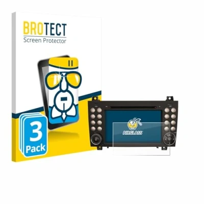 Afbeelding van BROTECT Screenprotector voor Erisin ES8940S 7&quot; Folie Beschermfolie Beschermglas transparant (3 Stuks)