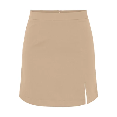 Afbeelding van PIECES Pcthelma Hw Skirt Noos Rok voor dames, Irish Cream, XS