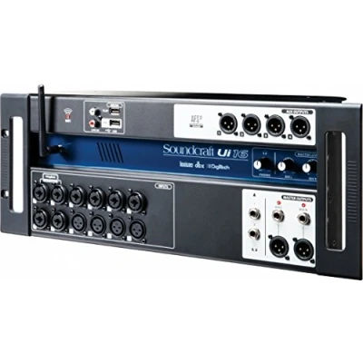 Afbeelding van Soundcraft Ui12 Digitale mixer met 12 kanalen en afstandsbediening, zwart kanaal 16