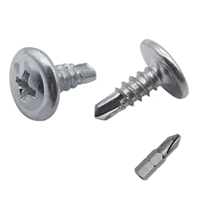 Afbeelding van (Pack van 400 stuks) verzinkt staal 4,2 x 13 mm schroeven, Phillips gemodificeerde truss kop, zelfborende plaatmetalen schroef, zelftappend (400, mm)