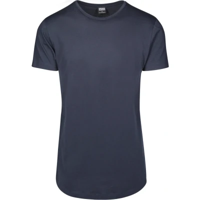 Afbeelding van Urban Classics Shaped LONG DO NOT USE Tshirt basic, Heren, Maat: Small, Navy