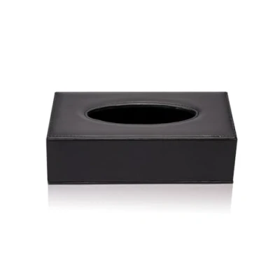 Afbeelding van Decopatent® Tissue box Kunstleer Tissues Tissuedoos Luxe doos voor
