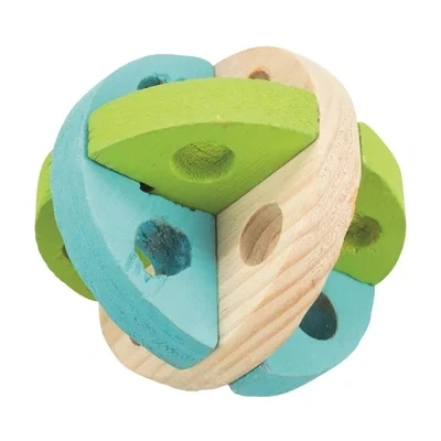 Afbeelding van Trixie Speel En Snackbal Hout 8 CM