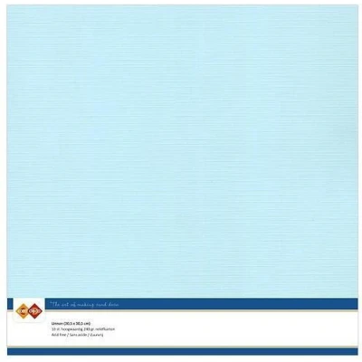 Afbeelding van Scrap Babyblauw Linnenkarton 10 stuks
