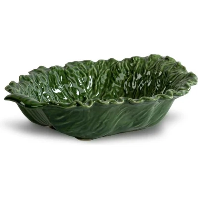 Afbeelding van ByON Veggie kom L gemaakt van aardewerk, in de kleur: groen, afmetingen: 34,5 x 20 8,5 cm, 5283908312