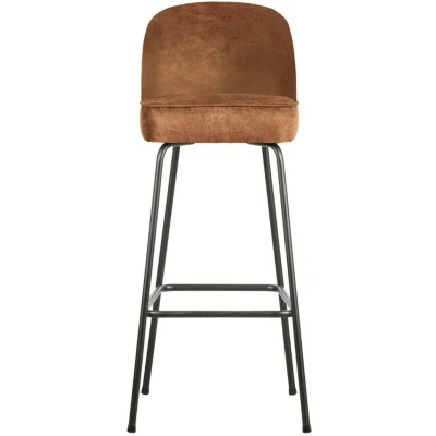Afbeelding van Vogue Barstoel 80cm Leer Cognac