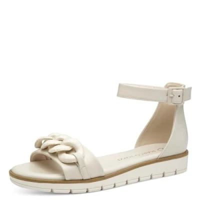 Afbeelding van MARCO TOZZI MT Soft Lining Dames Slippers en Sandalen CREAM MAAT 37