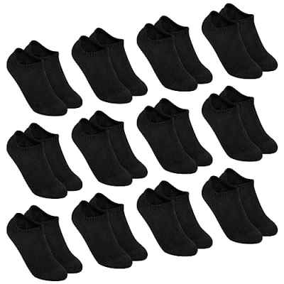 Afbeelding van MOCOCITO Sneakersokken Running Socks Anti Blister Dempende Katoenen Sokken Trainer voor Mannen Dames Sport Ademend Atheletic ademende loopsokken katoen zwart wit grijs korte Onzichtbare