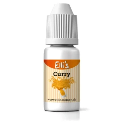 Afbeelding van Ellis Aromen Curry levensmiddelaroma vloeibaar voor levensmiddelen en vloeistoffen, het bakken, koken, zoals pap kwark caloriearm