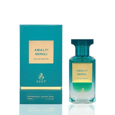 Afbeelding van AYAT PERFUMES Eau De Parfum Fancy Series 80ml from Dubai Oosterse &amp; Fruitige Geur voor Vrouwen en Mannen Een Sensuele, Tijdloze Moderne Unisex (Amalfi Neroli)