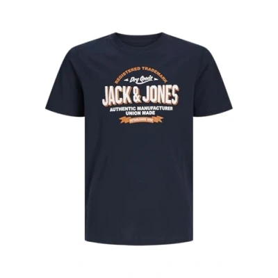 Afbeelding van JACK &amp; JONES JUNIOR T shirt JJELOGO met logo warmrood