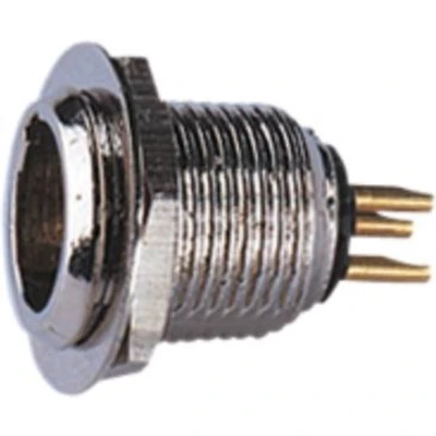 Afbeelding van Mini XLR 3 pins (TA3) inbouwconnector (m)