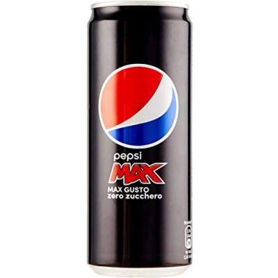 Afbeelding van 24x Pepsi Cola Max Gusto Zero Cocchero koolzuurhoudende drank doos 330ml nul suiker alcoholvrije soft drink