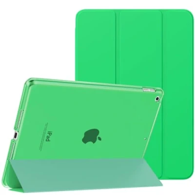 Afbeelding van MoKo Case for iPad 10.2 9th Generation 2021/ 8th 2020/ 7th 2019, Slim Stand Hard Back Shell Smart Cover inch, Auto Wake/Sleep, Oil Green