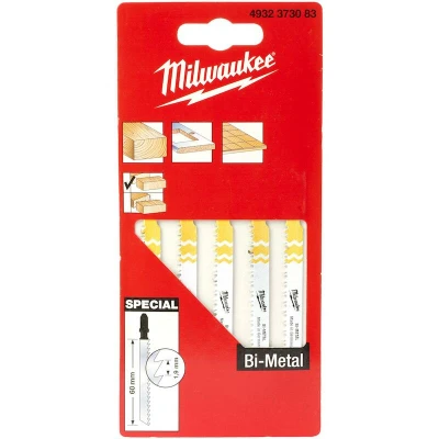 Afbeelding van Decoupeerzaagblad Hout Laminaat Bi Metaal Neerwaartse Tand 60 X 1,9 Mm (5 Stuks) Special
