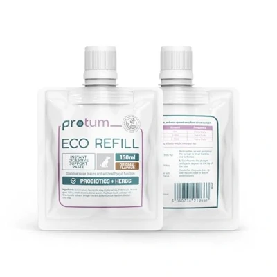 Afbeelding van Zanipro Navulzak Probiotische en Prebiotische Pasta voor Honden tegen Diarree na een Wormkuur, 3 Miljard Levend Actieve Probiotica, Darmkuur, Versteviging van de Ontlasting (150ml)