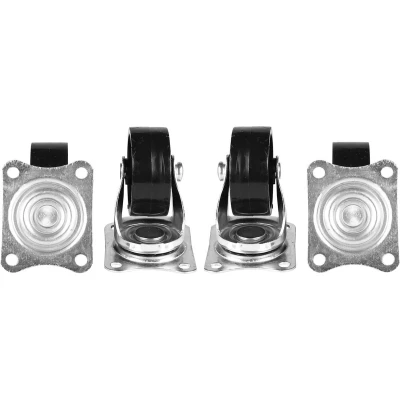 Afbeelding van Benson Zwenkwiel Ø 40 mm Zwart Maximale Belasting 20 kilo 4 stuks