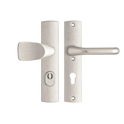 Afbeelding van AXA Premium veiligheidsbeslag Wing knop vast/kruk (Flow) PC 72 LS met kerntrekbeveiliging SKG***