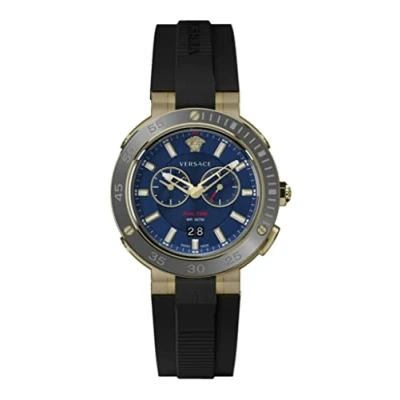 Afbeelding van Versace VECN00119 horloge mannen Roestvrij Staal goud