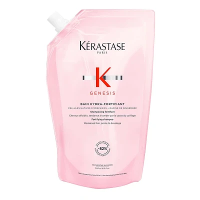Afbeelding van KÉRASTASE Genesis BAIN Hydrafortifiant Refill Pouch Shampoo Shampoo, Maat: 500 ml,