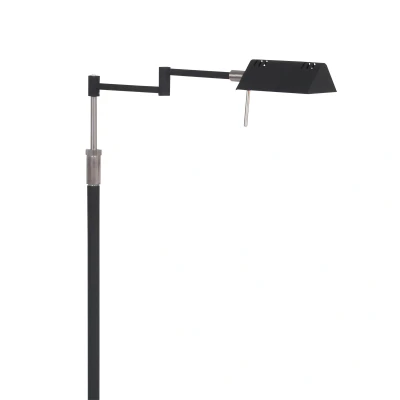 Afbeelding van Vloerlamp / Leeslamp LED zwenkbaar zwart