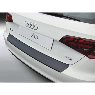 Afbeelding van RGM ABS Achterbumper beschermlijst passend voor Audi A3 8V Sportback 6/2012 4/2016 Zwart