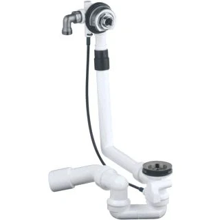 Afbeelding van GROHE Talentofill badvul , afvoer en overloopgarnituur Brushed Hard