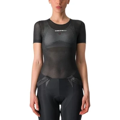 Afbeelding van CASTELLI Pro Mesh W Korte mouwen, fietsshirt voor dames, ademend en licht, optimaal warme omstandigheden, hoge prestaties, Zwart, S