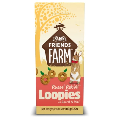Afbeelding van Tiny Friends Farm Russel Loopies Wortel &amp; Munt 100 gr