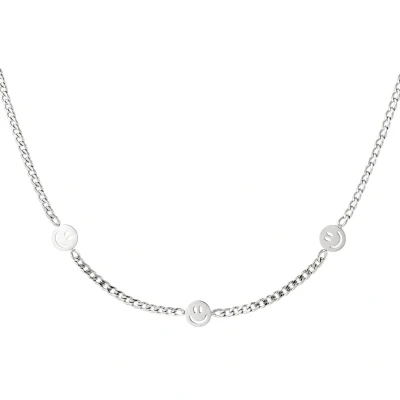Afbeelding van Ketting Smilies Yehwang Schakelketting One size Zilver
