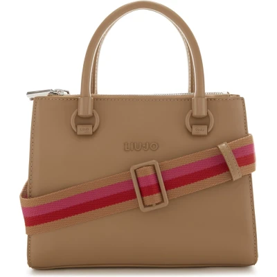 Afbeelding van LIU JO Satchel Double ZIP Handtas, Dames, Maat: One Size, Cammello