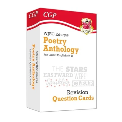 Afbeelding van GCSE English: WJEC Eduqas Poetry Anthology Revision Question Cards